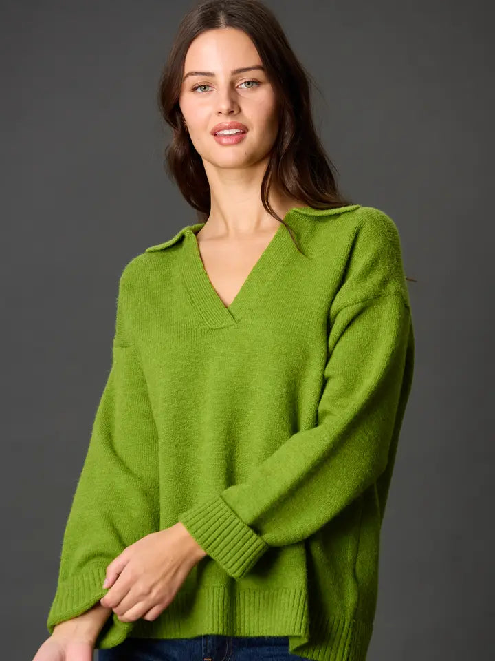 The Knit Moss Sweater