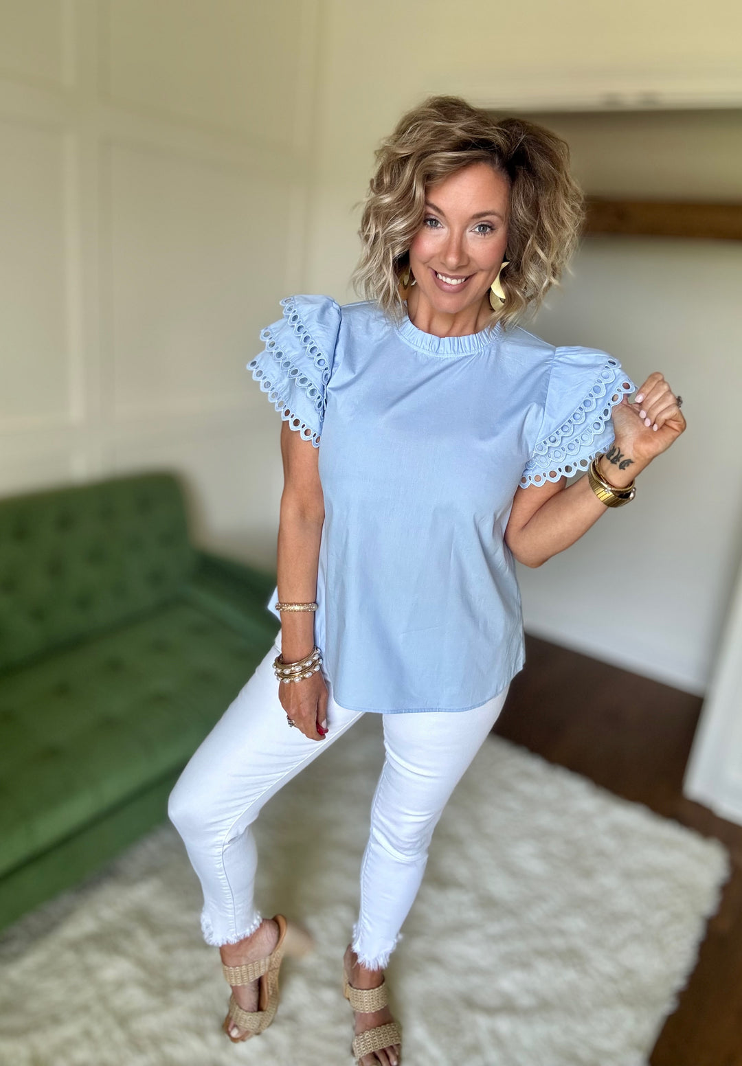 The Bluebird Breeze Blouse