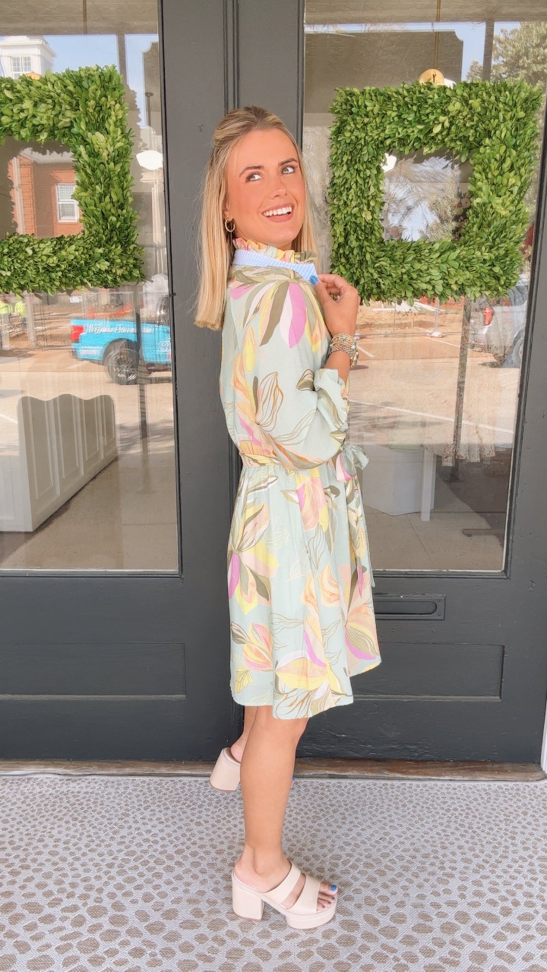 THML Pastel Garden Dress