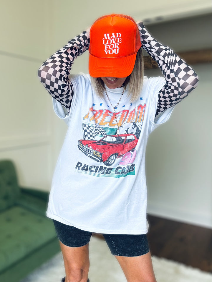 Vintage Retro Racing Club Graphic Tee