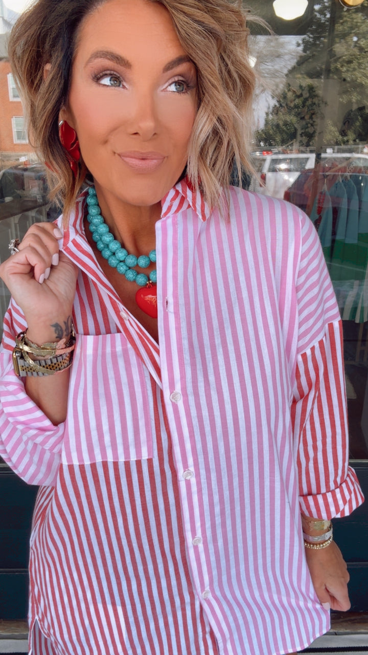 The Downtown Darling Shirt Dress