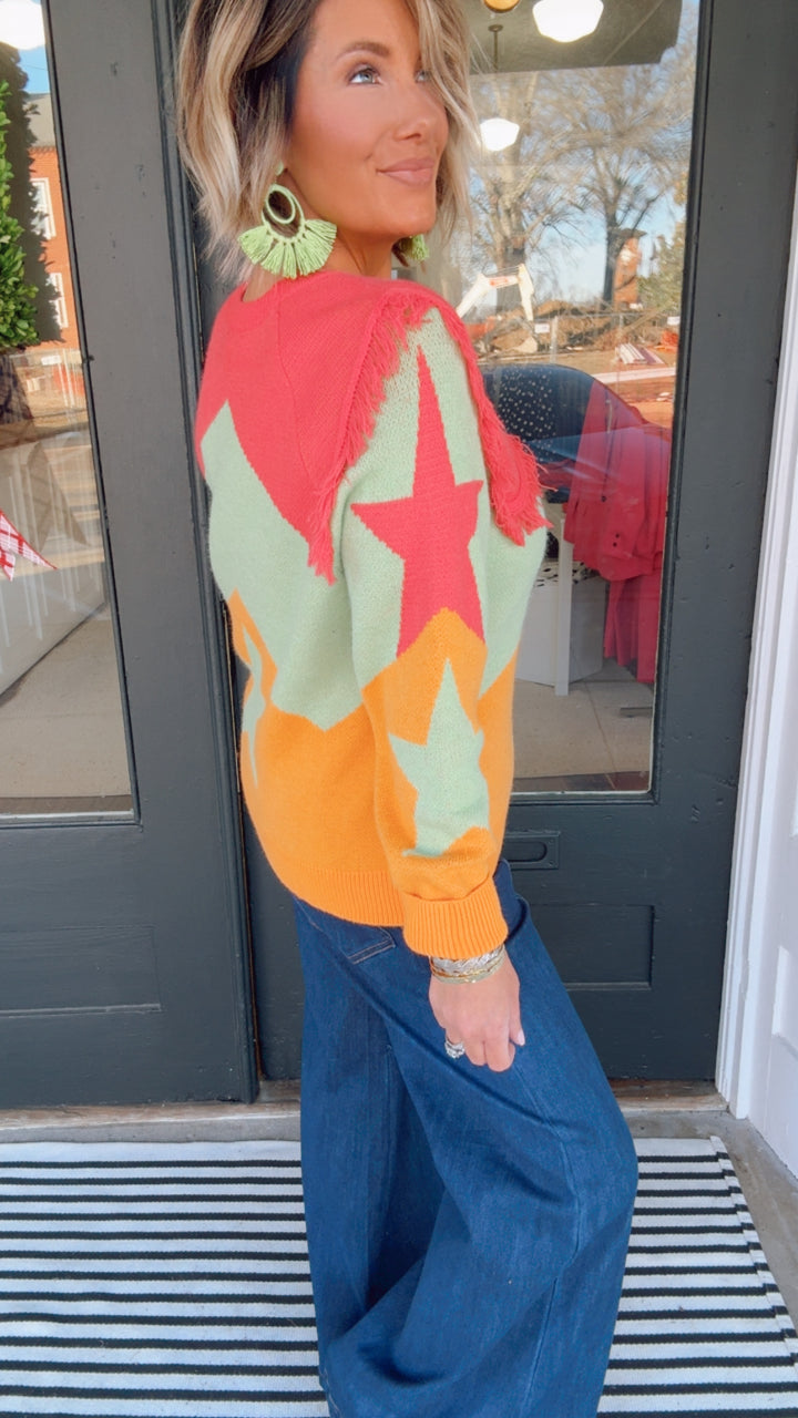 The Star Fringe Sweater