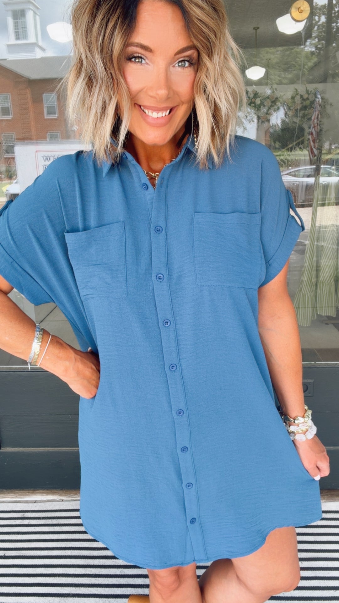 The Coastal Slate Dress