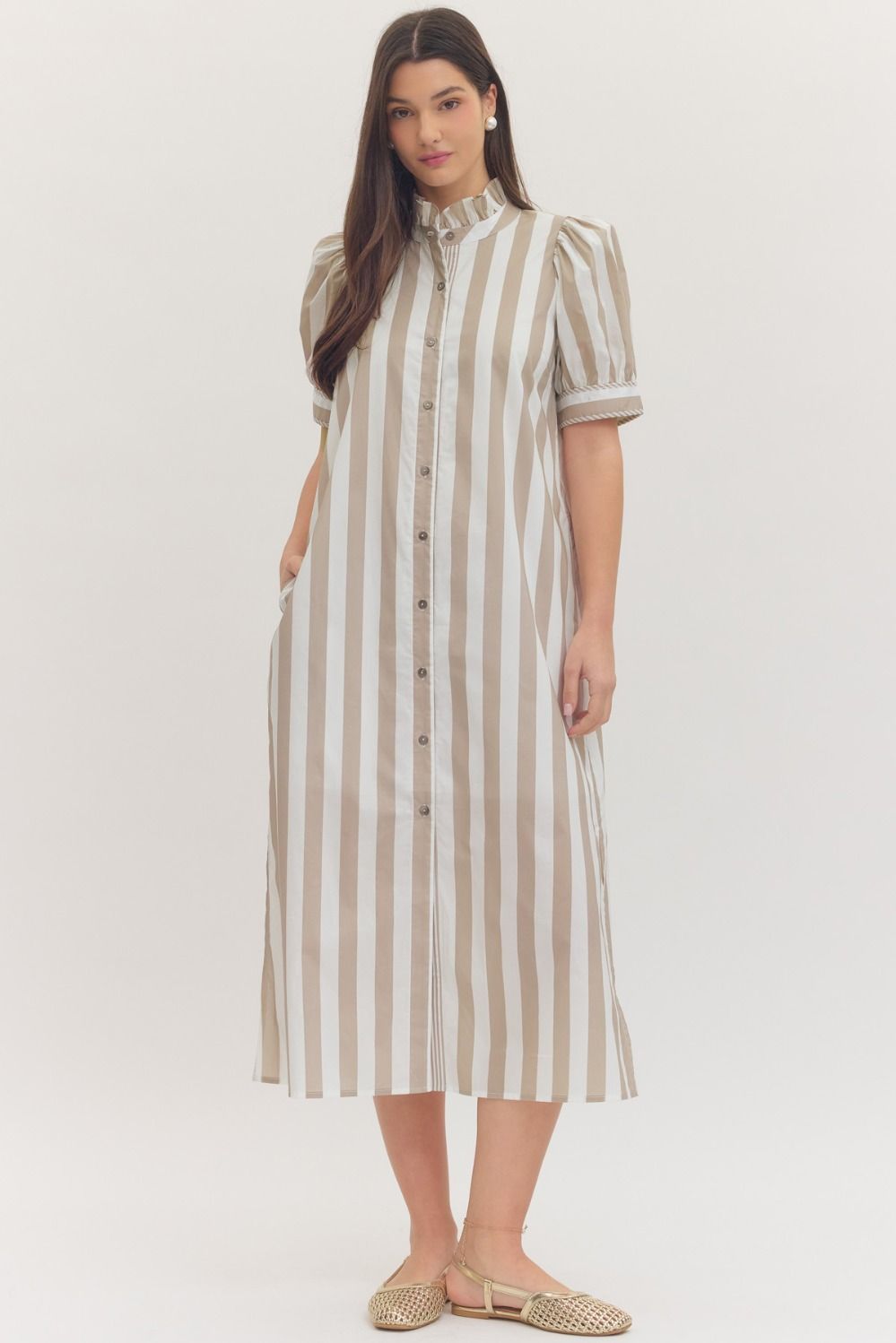 The Sandbar Stripe Midi