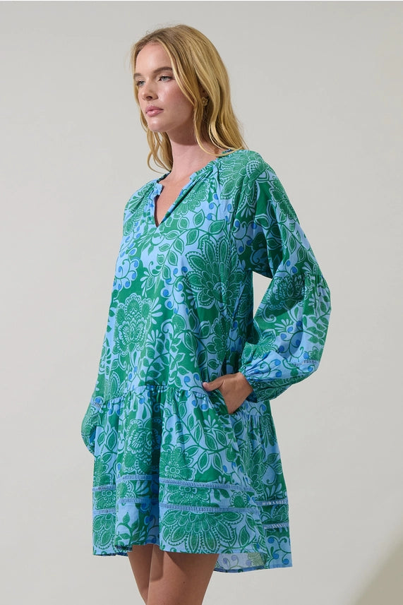 Tressa Floral Ivonna Shift Mini Dress