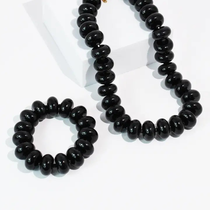 Sugar Bead Black Set