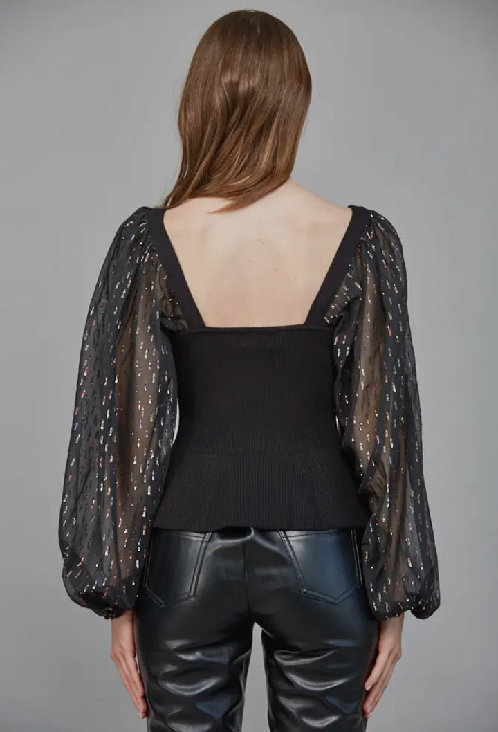 The Metallic Mallie Top
