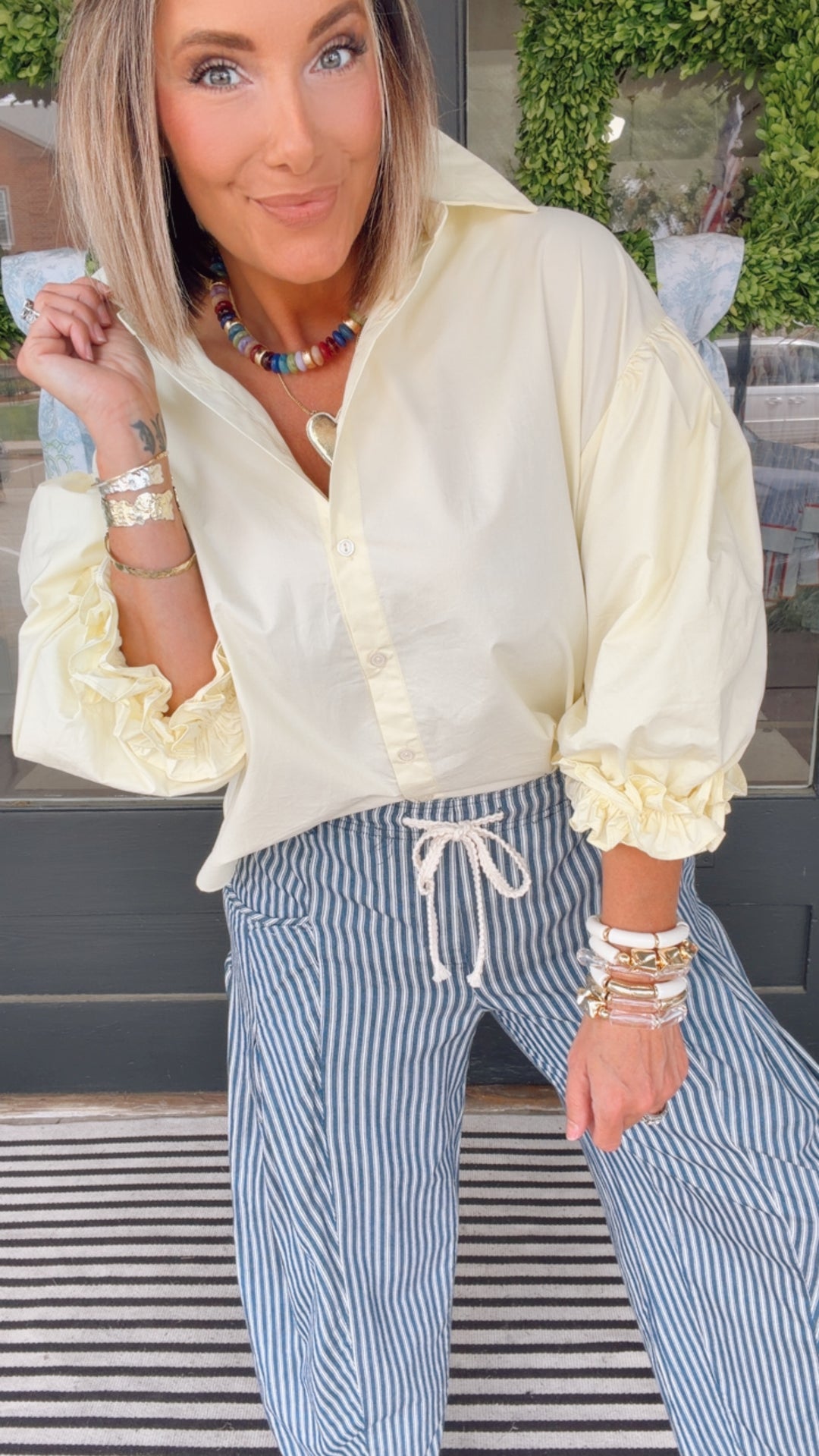The Coastal stripe Pant