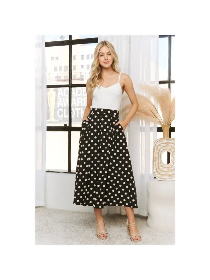 Dot The Line Skirt