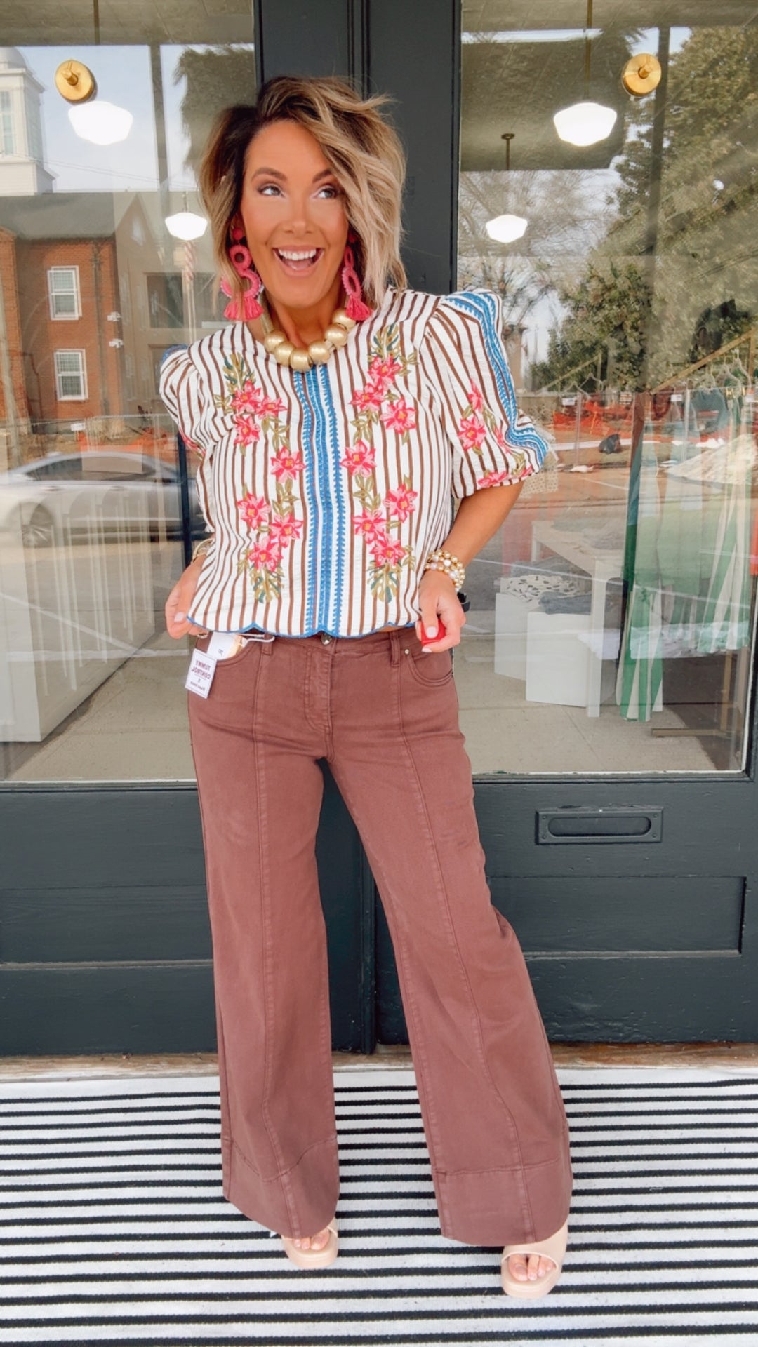 THML Handpicked Florals Top