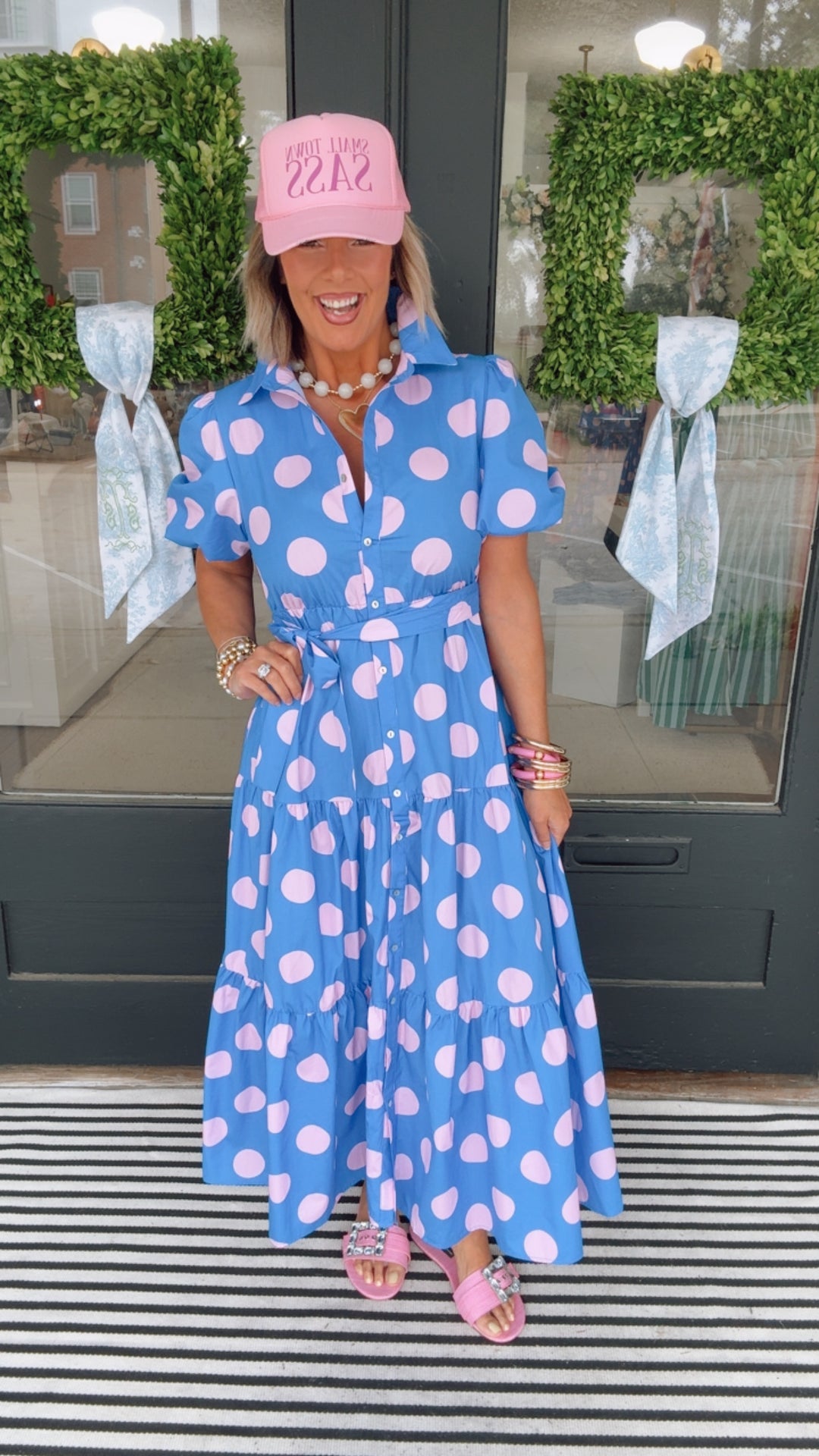 The Bubblegum Dot Midi