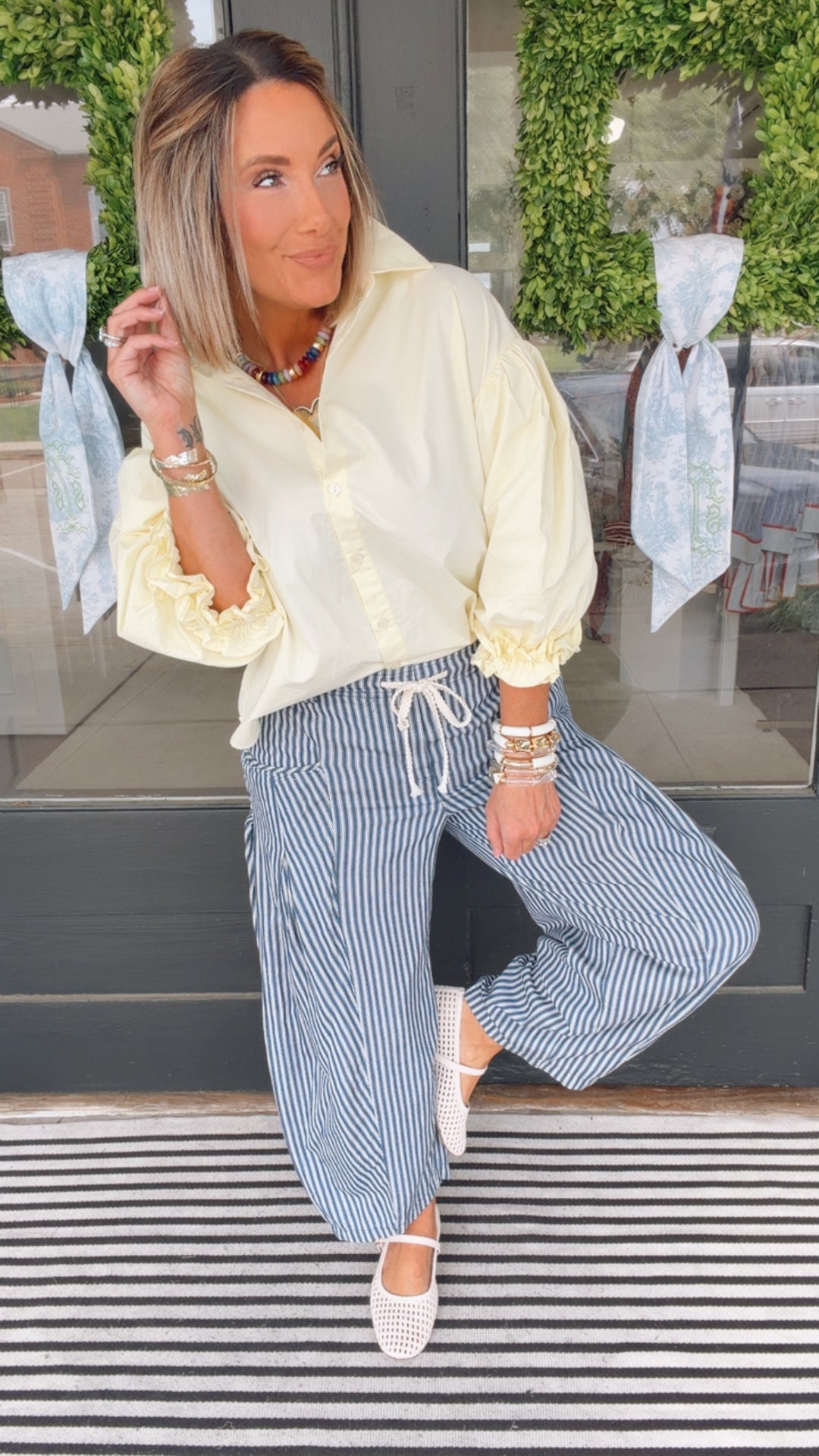 The Coastal stripe Pant
