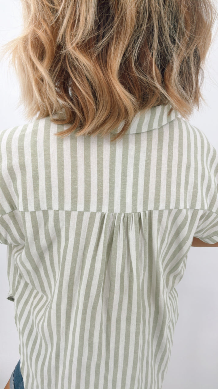 Summer Sage Button Up