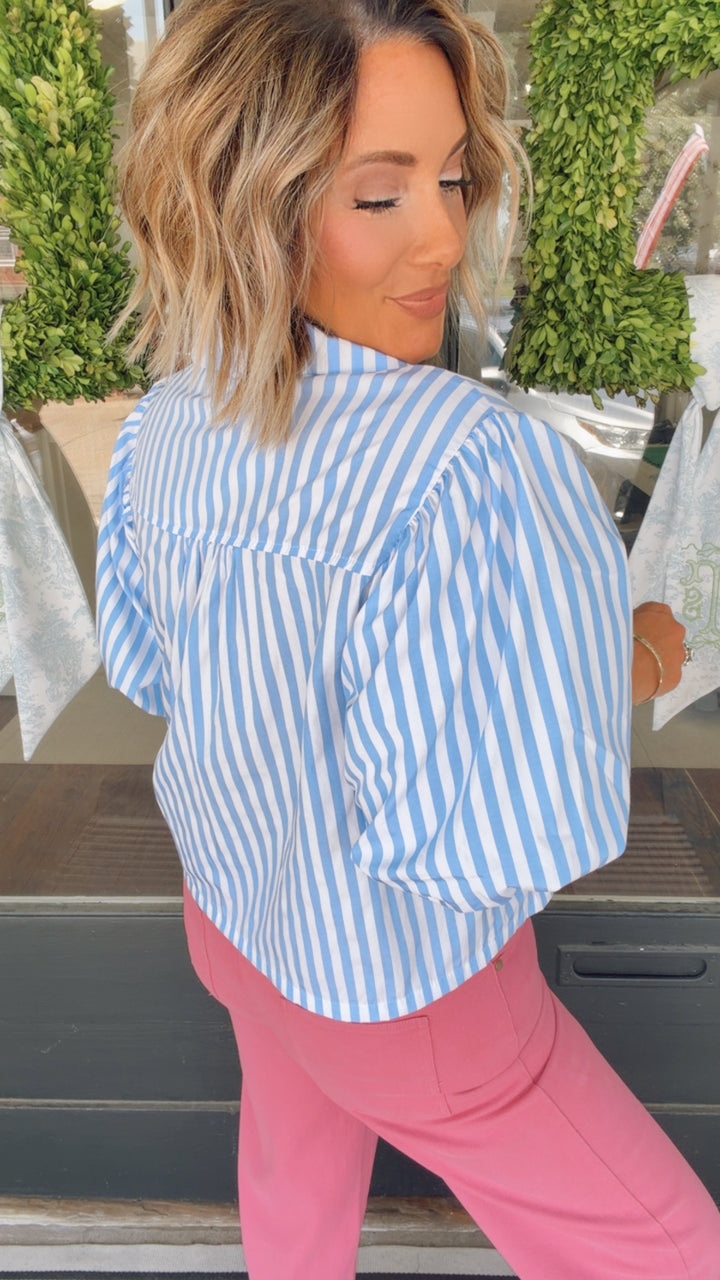 The Skylar Stripe Top