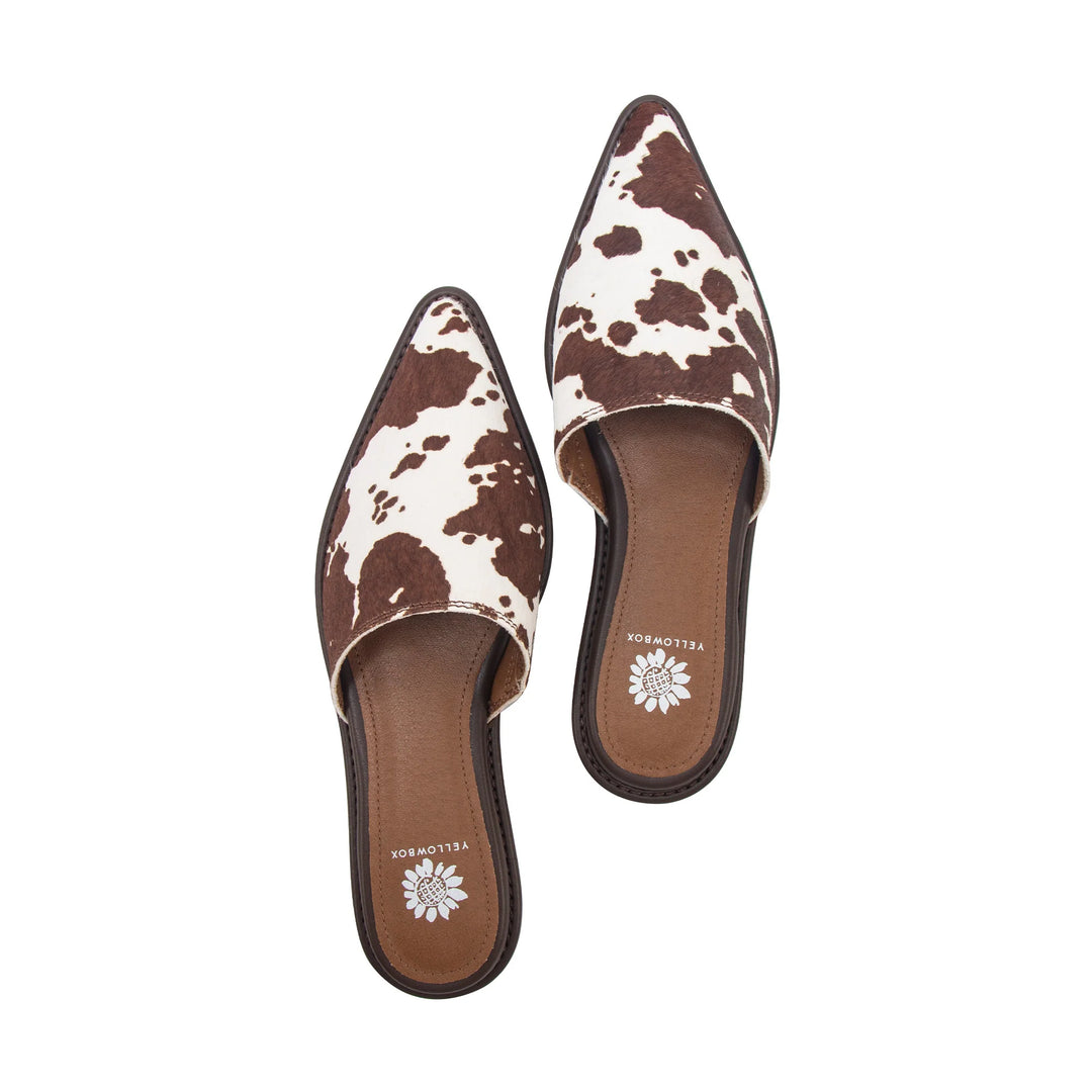 Regan Pointed Flat Mule