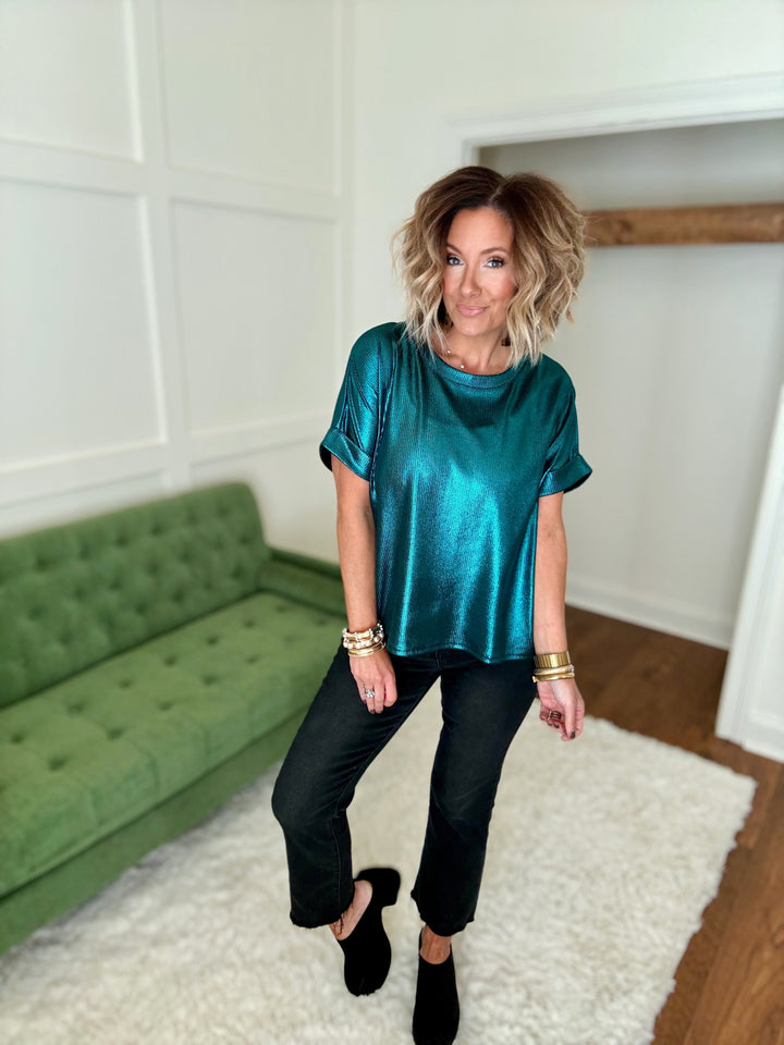 The Metallic Lurex Top