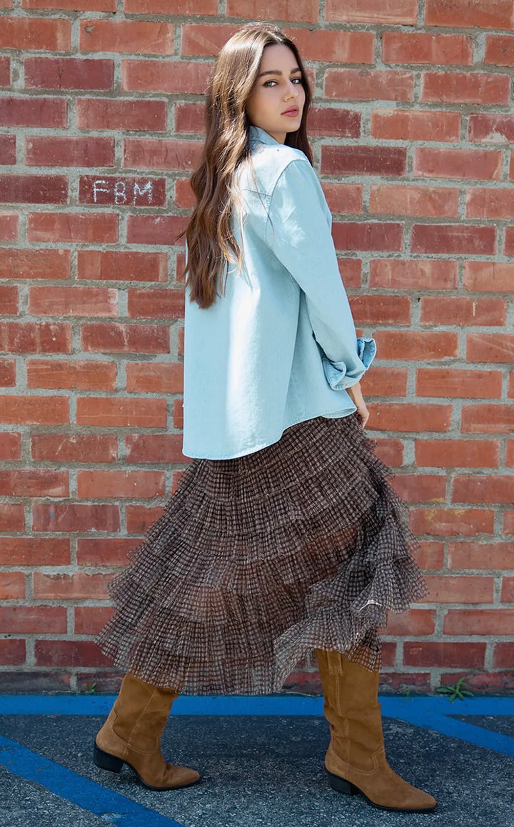 The Harvest Ruffle Skirt
