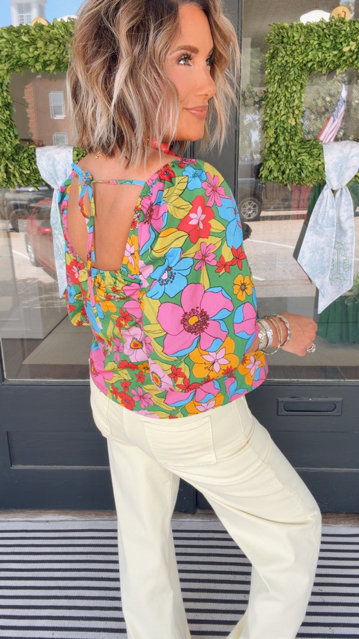 The Sunshine Garden Top