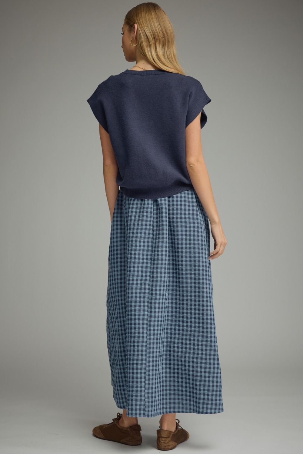 The Checked Out Maxi Dress