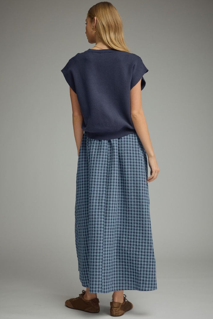 The Checked Out Maxi Dress
