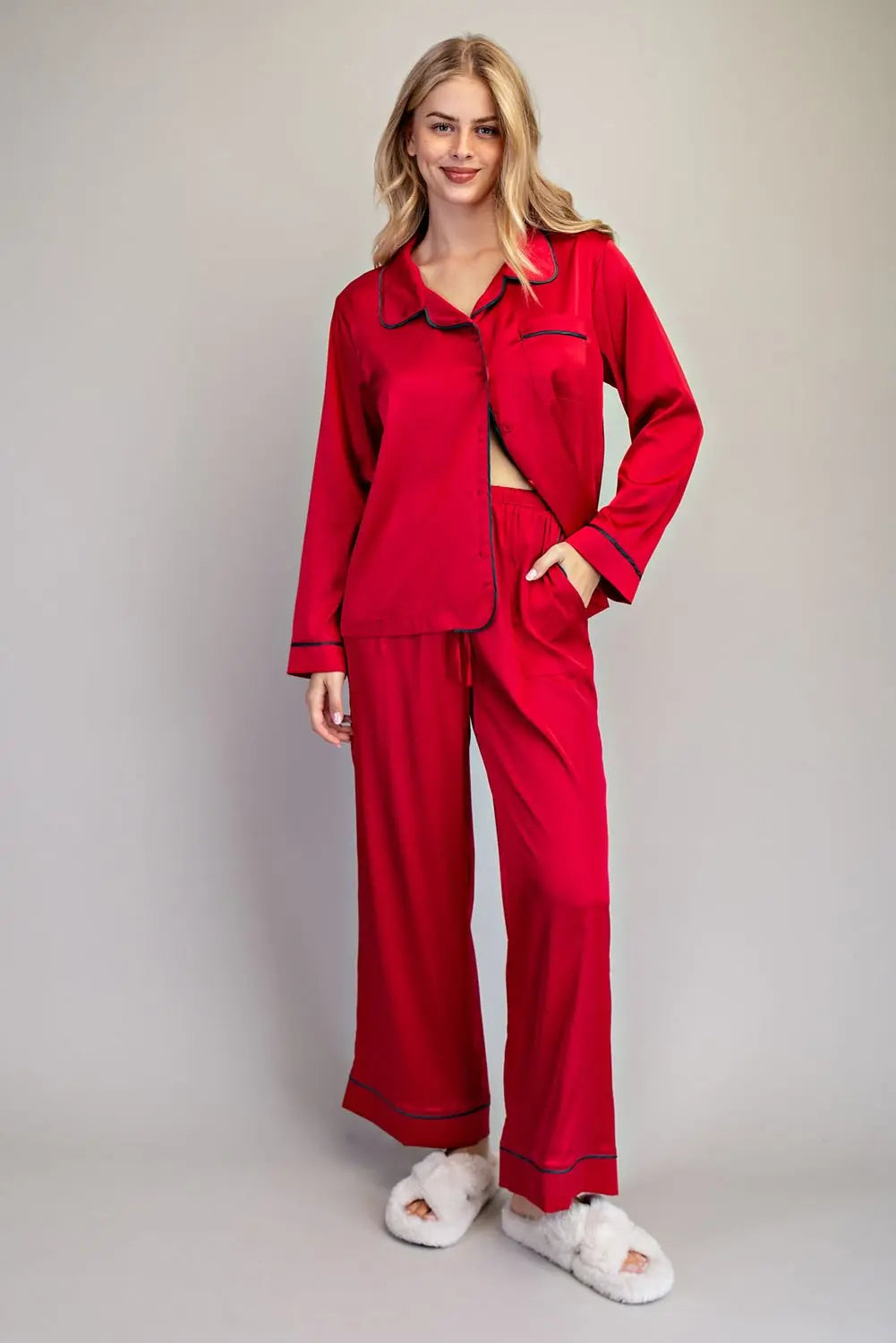 Classic Satin Pajama Set