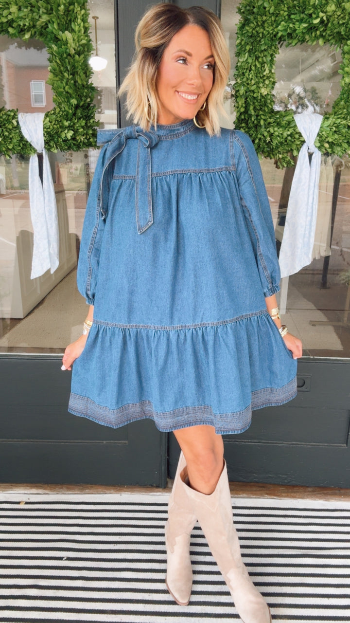 The Darla Denim Dress