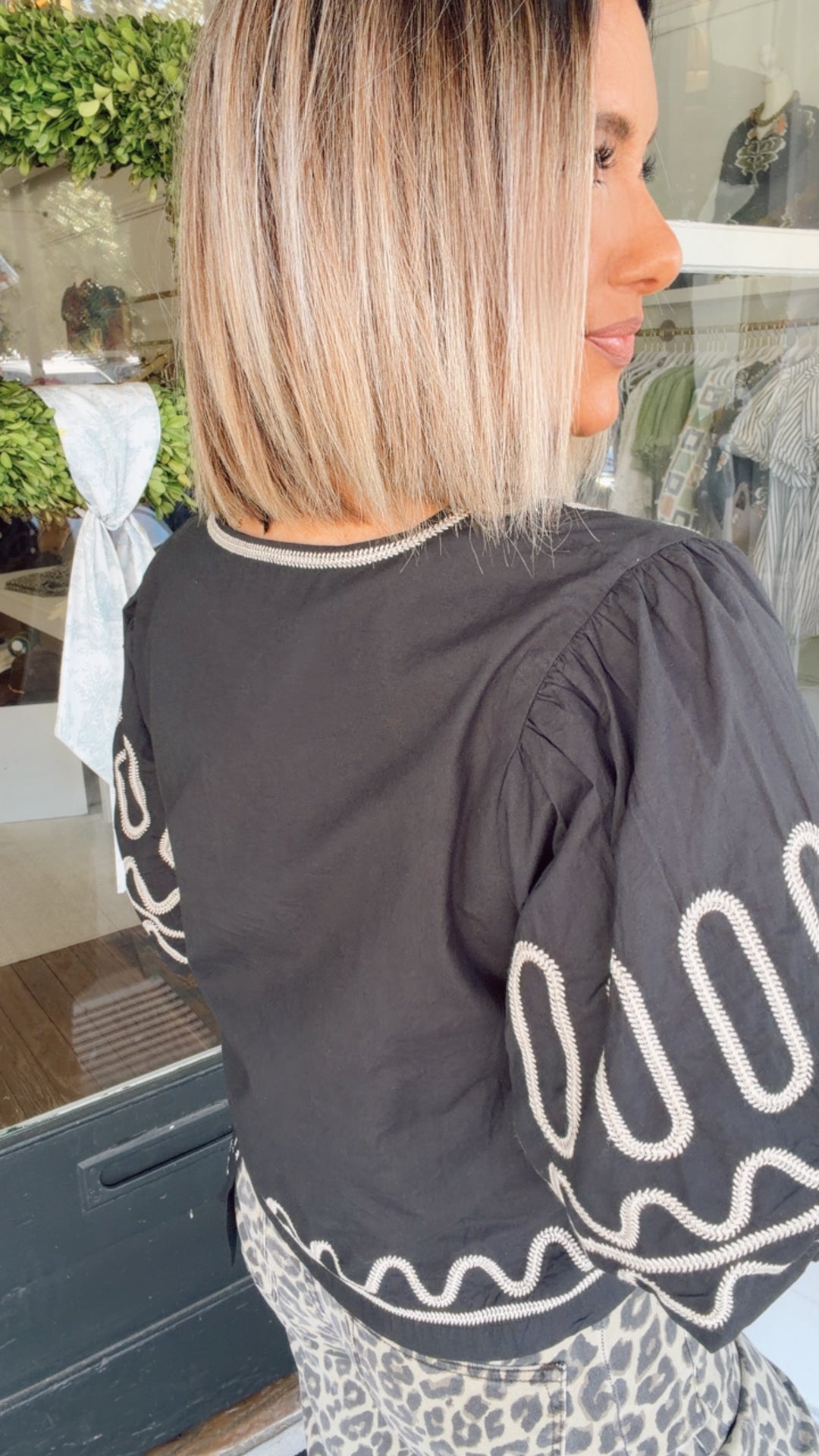THML Midnight Contrast Top