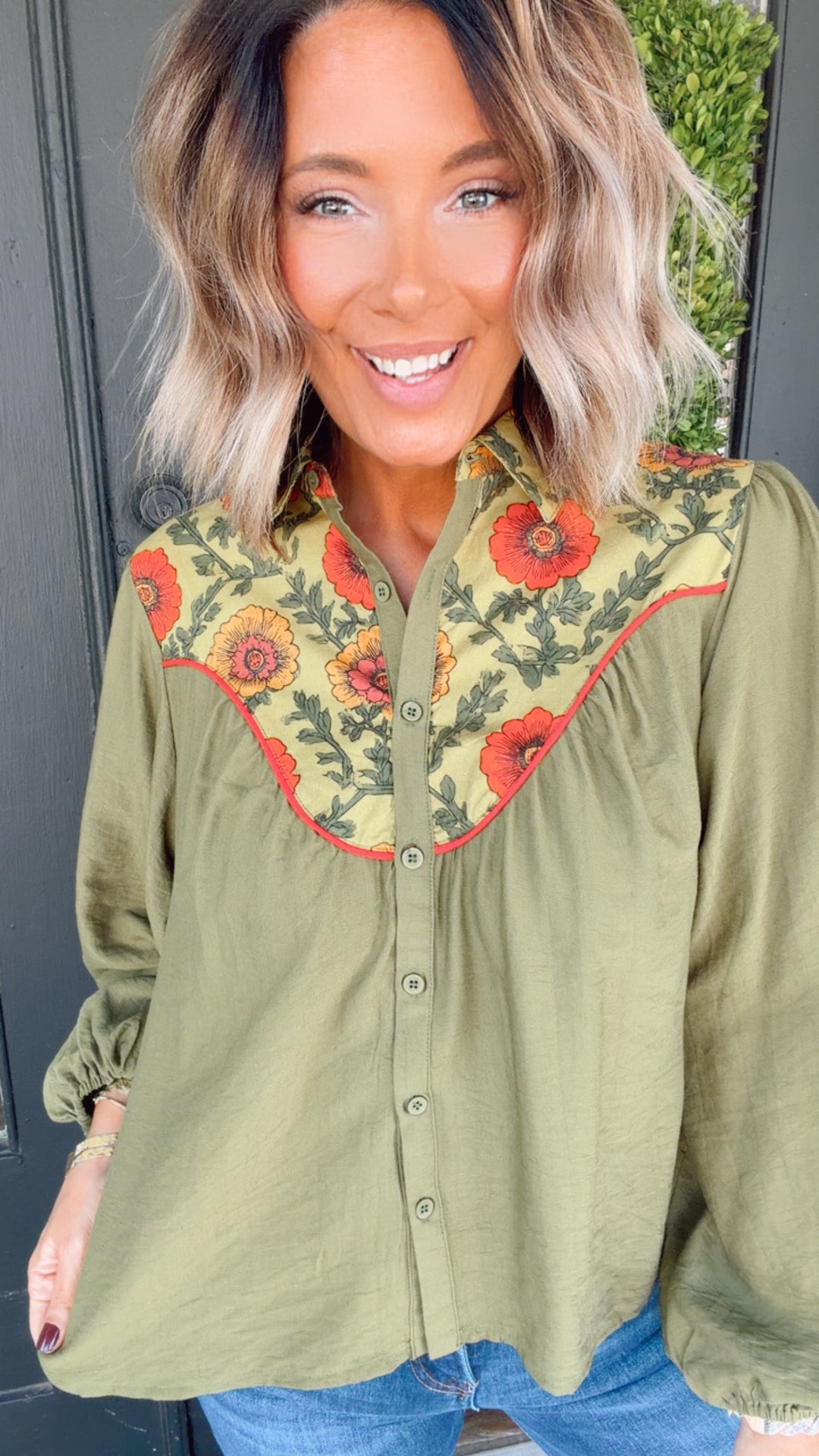 The Wildflower Yoke Top