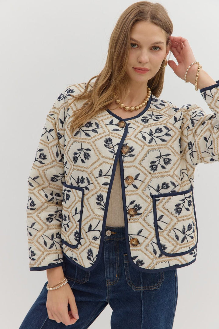 The Embroidered Emersyn Jacket