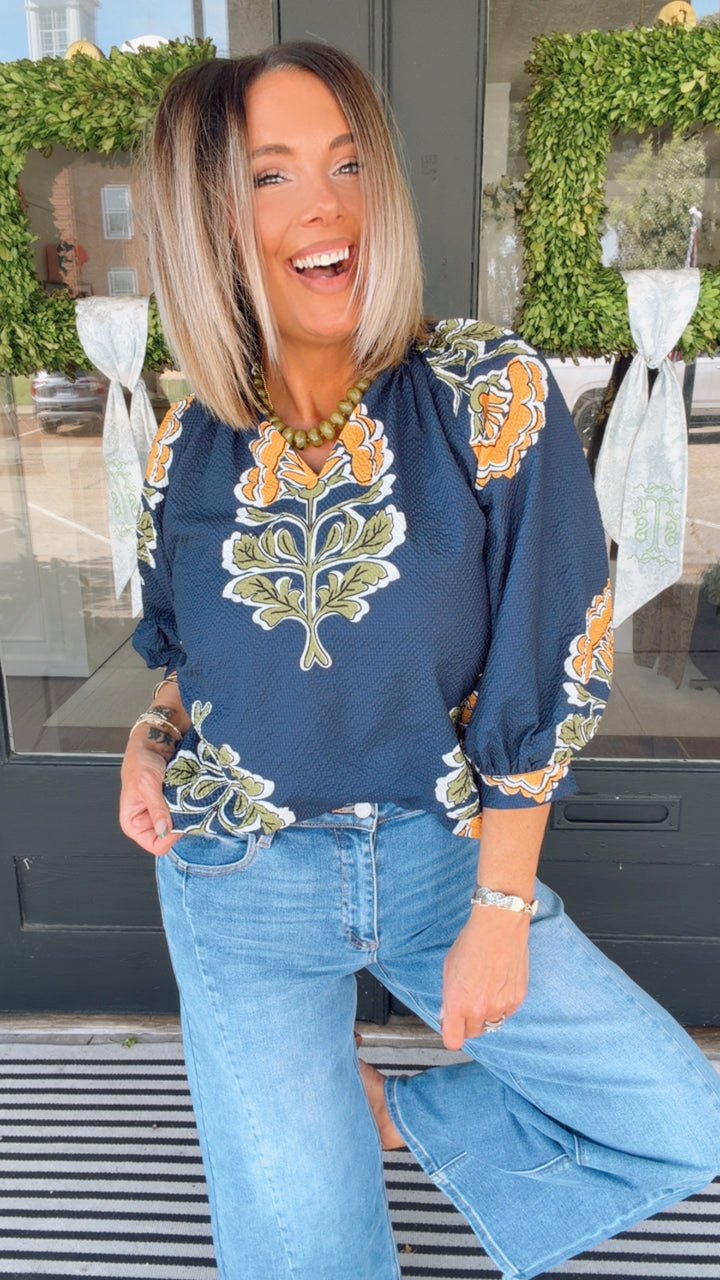 The Marigold Vine Top