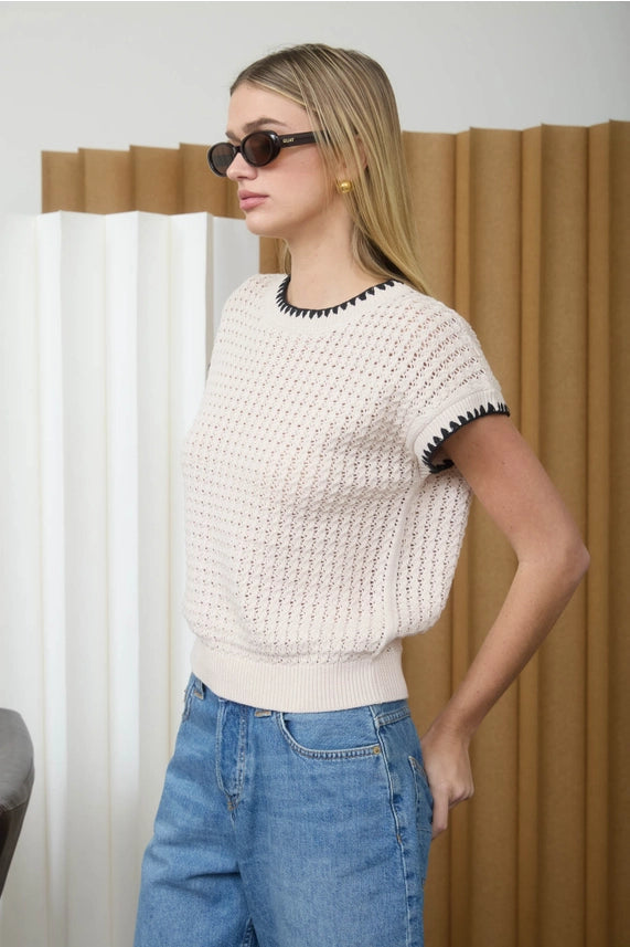 The Monaco Contrast Top