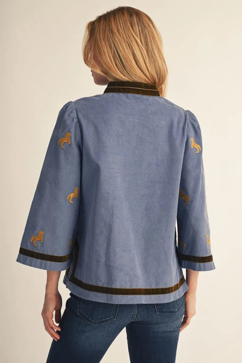The Golden Reins Top