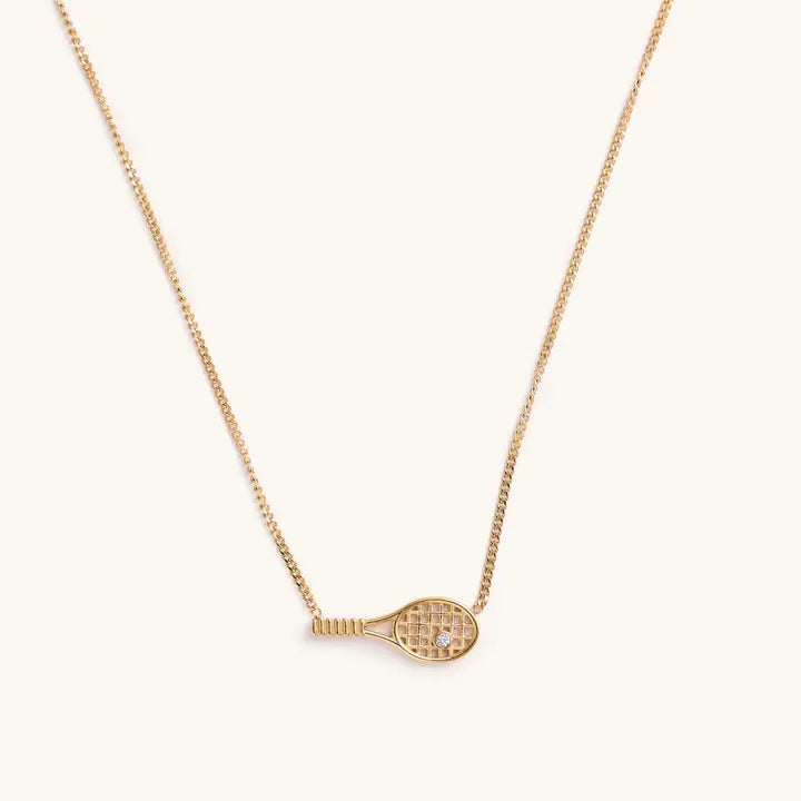 Tennis Racket Necklace