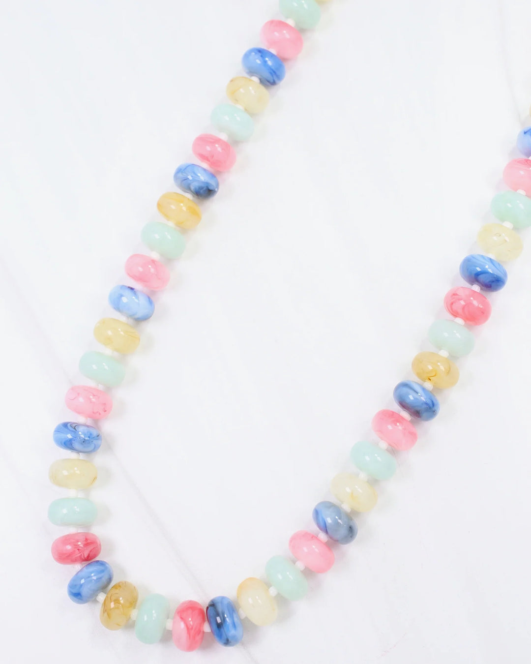 Reno Marble Beaded Necklace Multi