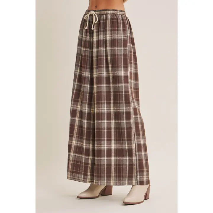The Cozy Cabin Brushed Plaid Pant