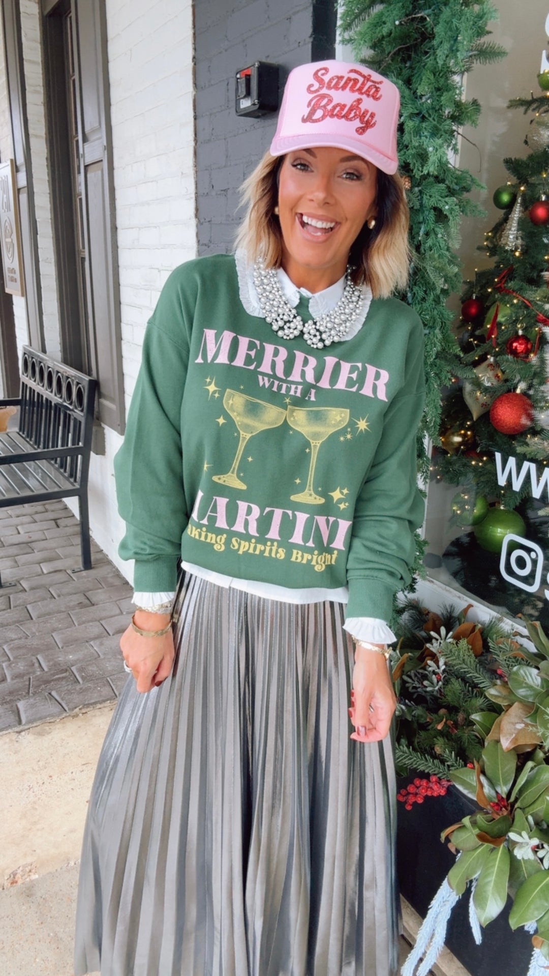 Merrier With A Martini Sweatshirt