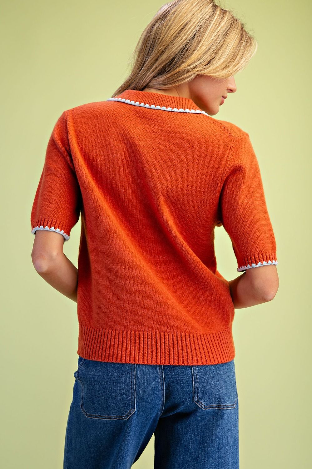 The Rust & Ivory Sweater Top