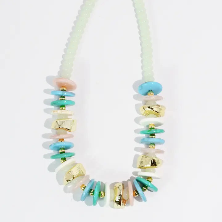 Glow Greens Necklace