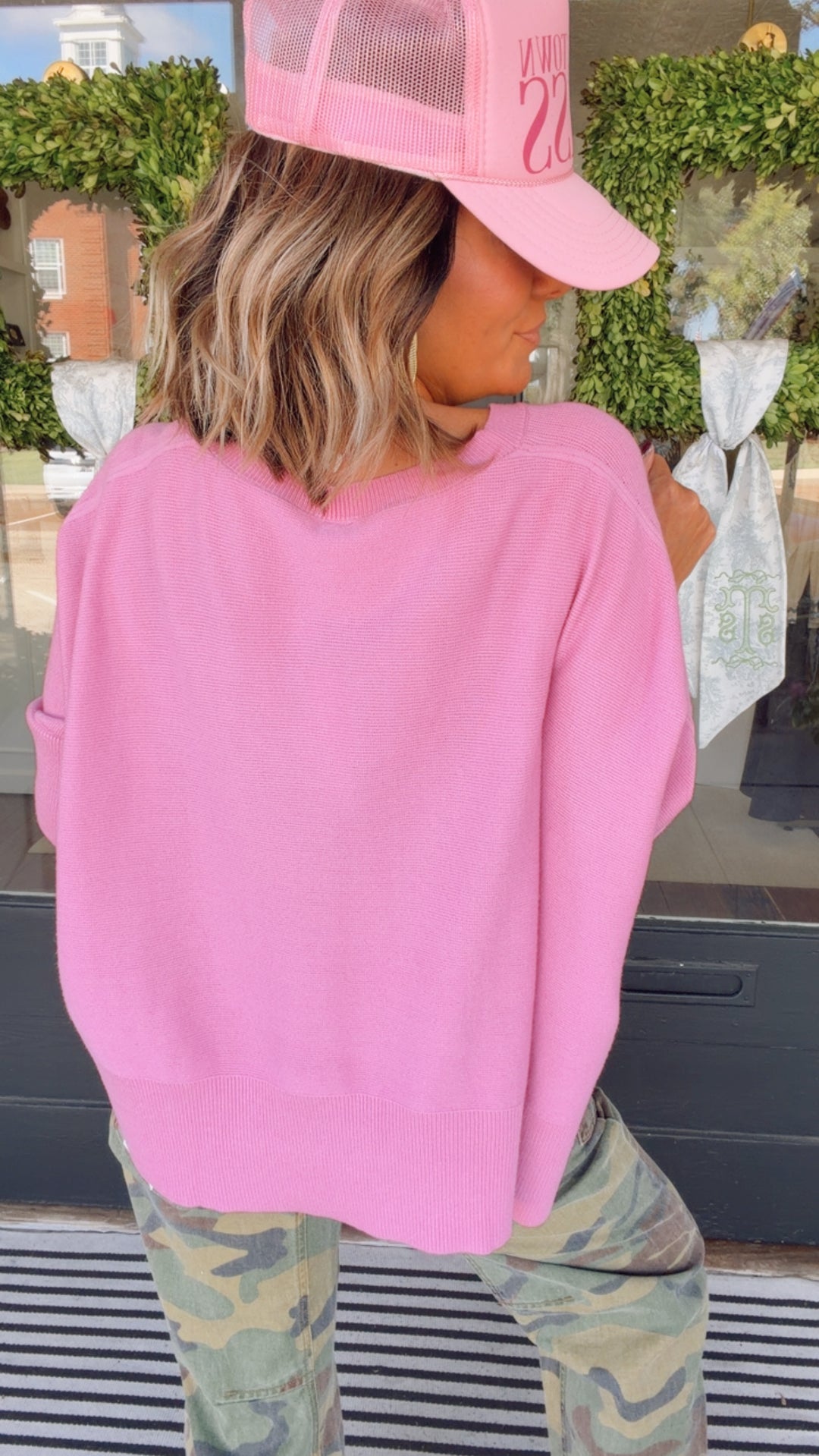 The Easy Does It Short sleeve Sweater