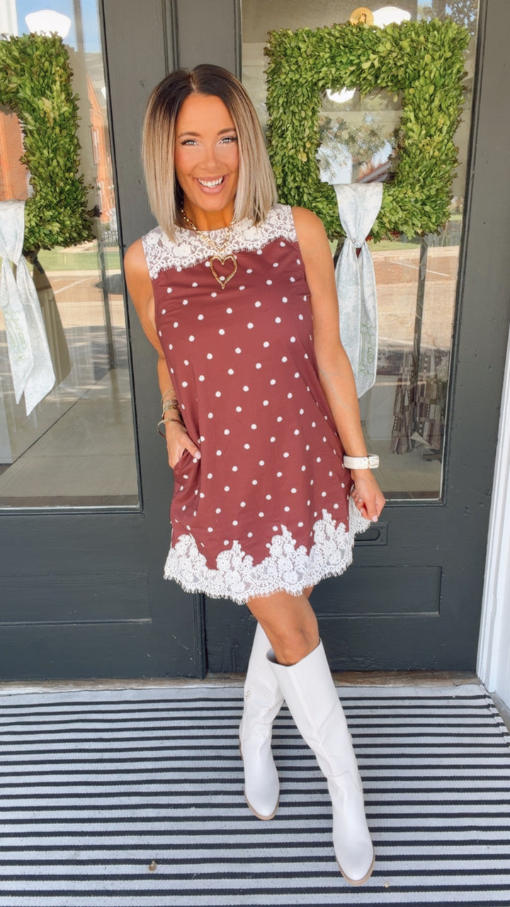 The Dotted in Lace Dress