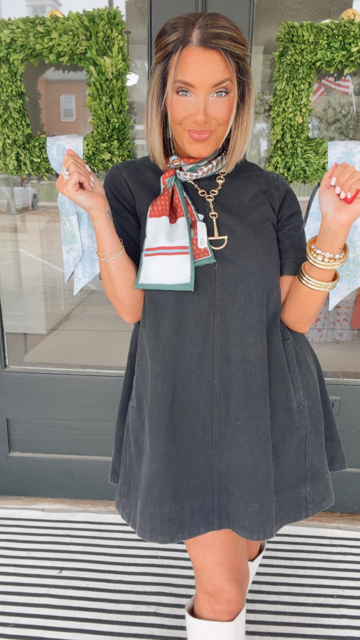 The Washed Down Mini Dress