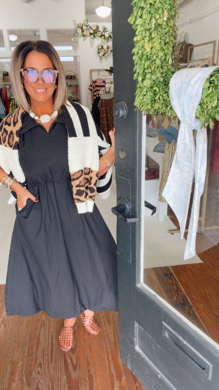The Cinched & Chic Midi Dress