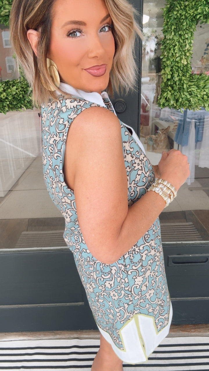 THML Seaside Scroll Dress
