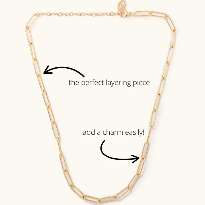 Sasha Chain Necklace- Waterproof