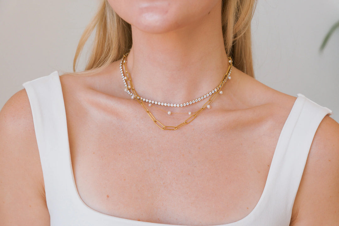 Sasha Chain Necklace- Waterproof