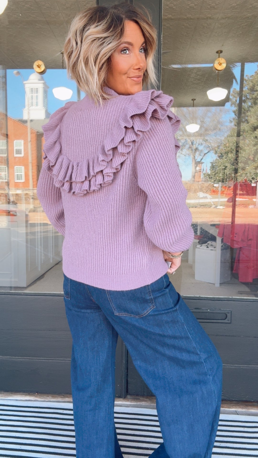 The Mauve Moment Sweater