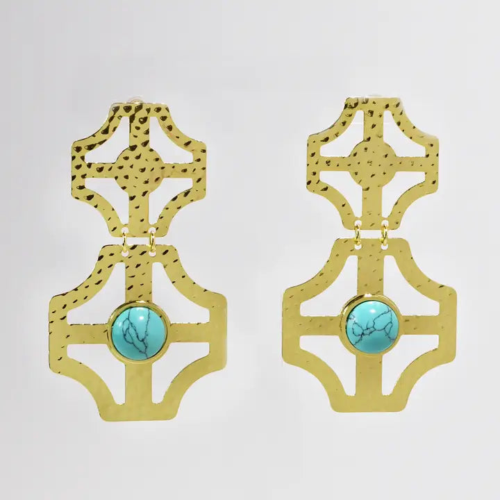 Stacey Turquoise Earrings