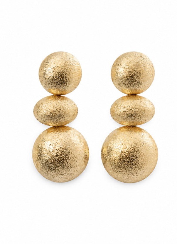 Valerie Statement Earrings Gold