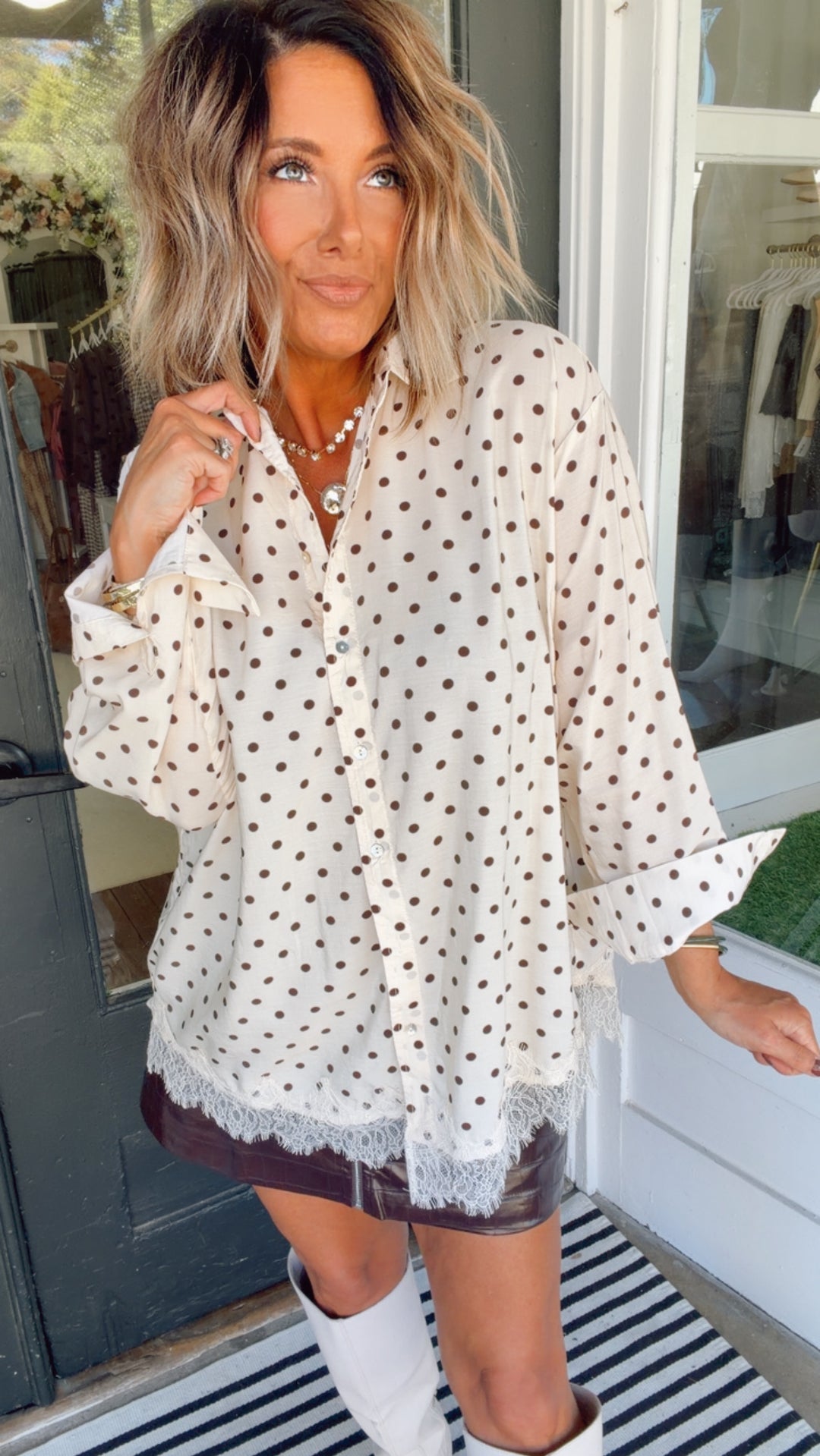 The Dots And Details Top