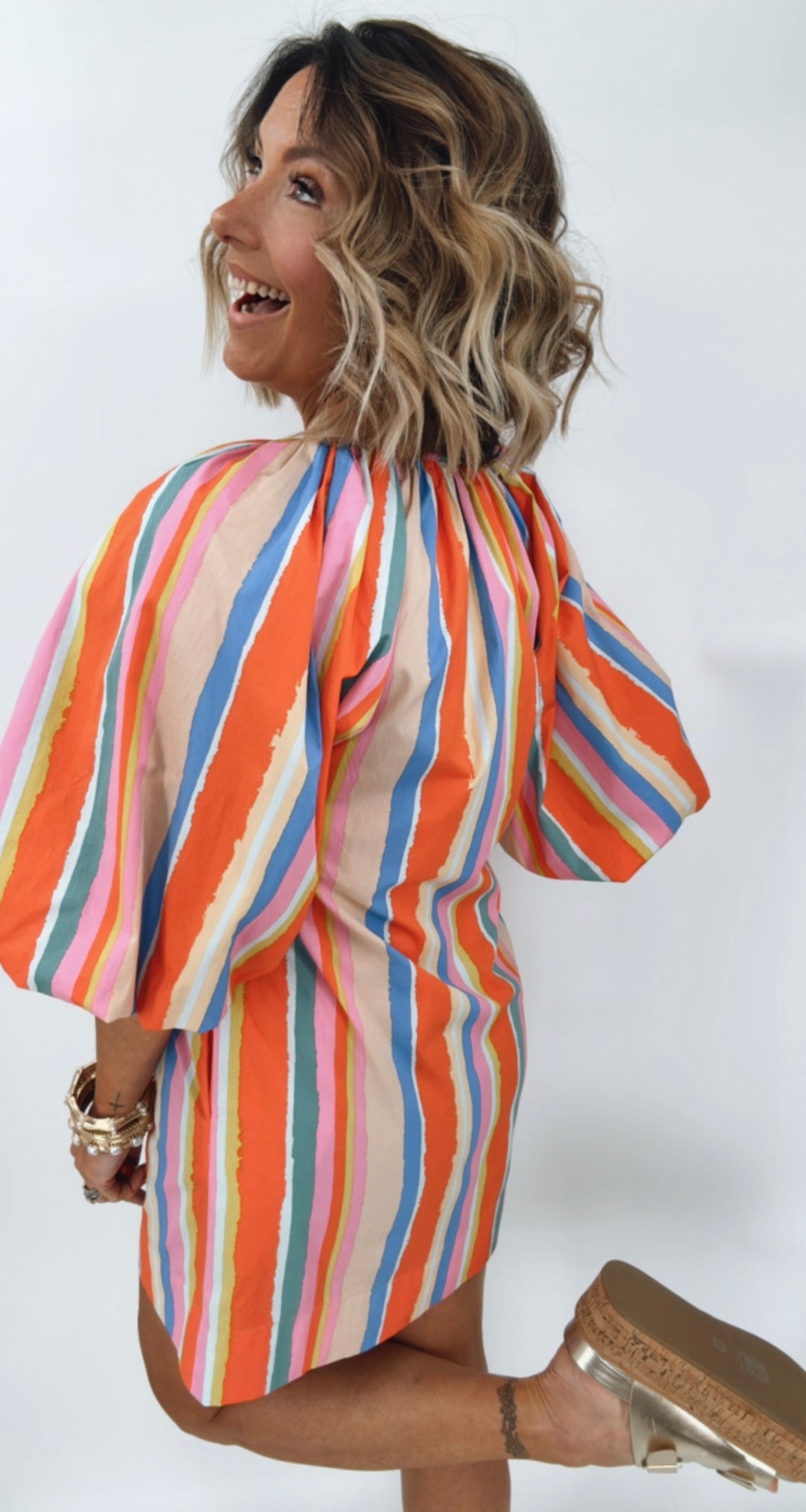 The Rainbow Dreams Stripe Dress